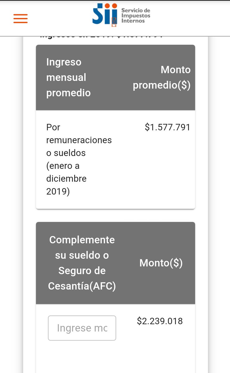 Manuel18289537's tweet photo. @SII_Chile @SII_Chile por problemas administrativos se informaron 2 pagos en el mes de julio no me dan solución en ninguna entidad, califico con creces al bono y préstamo pero no puedo acceder por el error. Quien me ayuda??? #BonoDe500mil https://t.co/V2mRpaqtBc