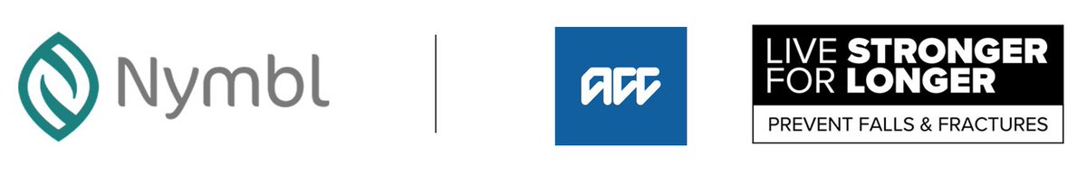 𝗡𝘆𝗺𝗯𝗹 𝗵𝗮𝘀 𝗻𝗲𝘄𝘀: Nymbl is now partnering with Accident Compensation Corporation (ACC), New Zealand's injury prevention provider. For more information, read our press release here: nymblscience.com/2020/08/nymbl-…

#NymblNews #GetNymbl #ACC #AgingIsNotLess #GetNymbl #DigitalApp