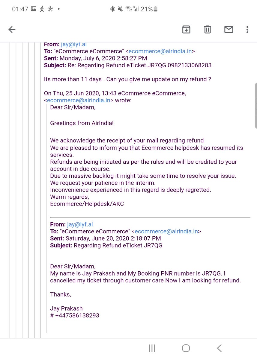 RunningMrJay's tweet photo. @HardeepSPuri @airindiain @narendramodi @PMOIndia @AmitShah @MEAIndia @MoCA_GoI @AAI_Official @FlyWithIX @PIB_India @MIB_India Seems like govt to non sense airlines everyone is thief https://t.co/VELHUrfFKo
