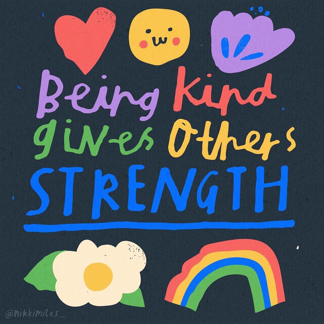 Being kind gives others strength, especially when facing difficult times 🌈

Image, <a href="/nikkimiles_/">Nikki Miles</a>