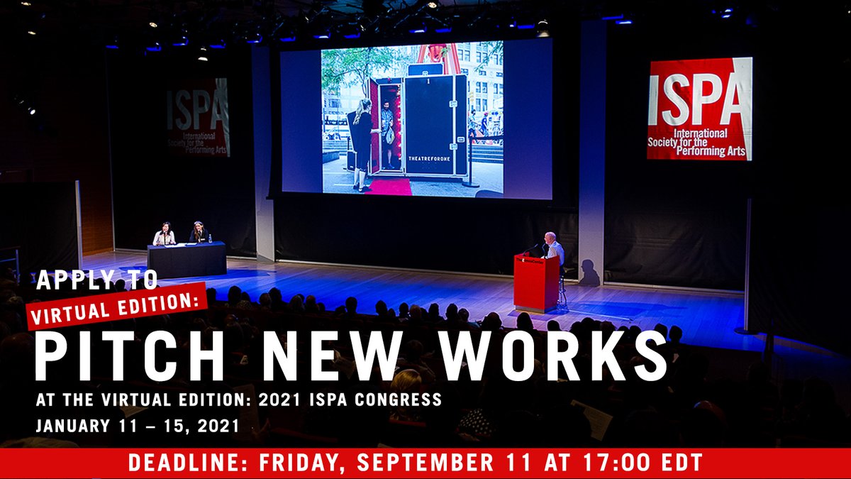 ISPA_global's tweet photo. 🏁 Ready, set, pitch! >> We're currently accepting applications for our popular #PitchNewWorks program at the Virtual Edition: 2021 ISPA Congress (January 11 - 15, 2021)!
Learn more + Apply: https://t.co/Hb00FHFdFQ https://t.co/FaO38fSekW
