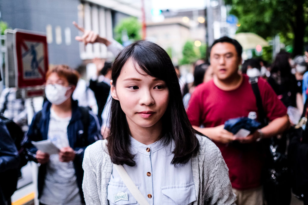 alphacentauriii's tweet photo. Agnes Chow;was arrested in #HongKong Pro-Democracy activist, Demosisto party member, Freedom fighter. Real Mulan. The political crackdown on anyone standing up to the fascist dictatorship of the CCP continues. This can not be tolerated by the international community. Act now!✊ https://t.co/9Oq6Tu8ZK0