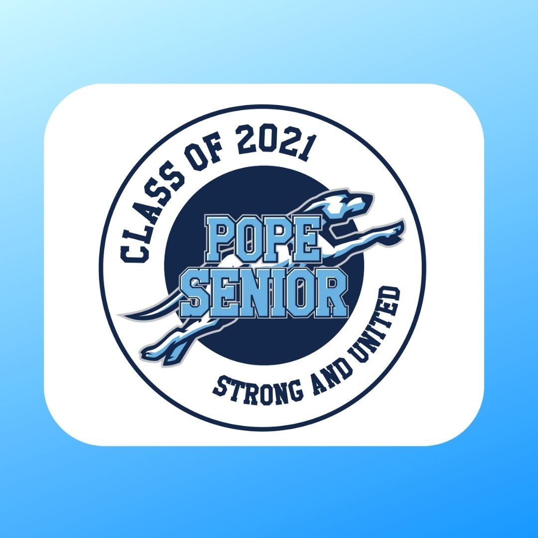 Mama_Reg's tweet photo. Pope Senior Parents have come up with an awesome magnet! Get yours and show this class your support 💙 https://t.co/q8PdQAqs6i