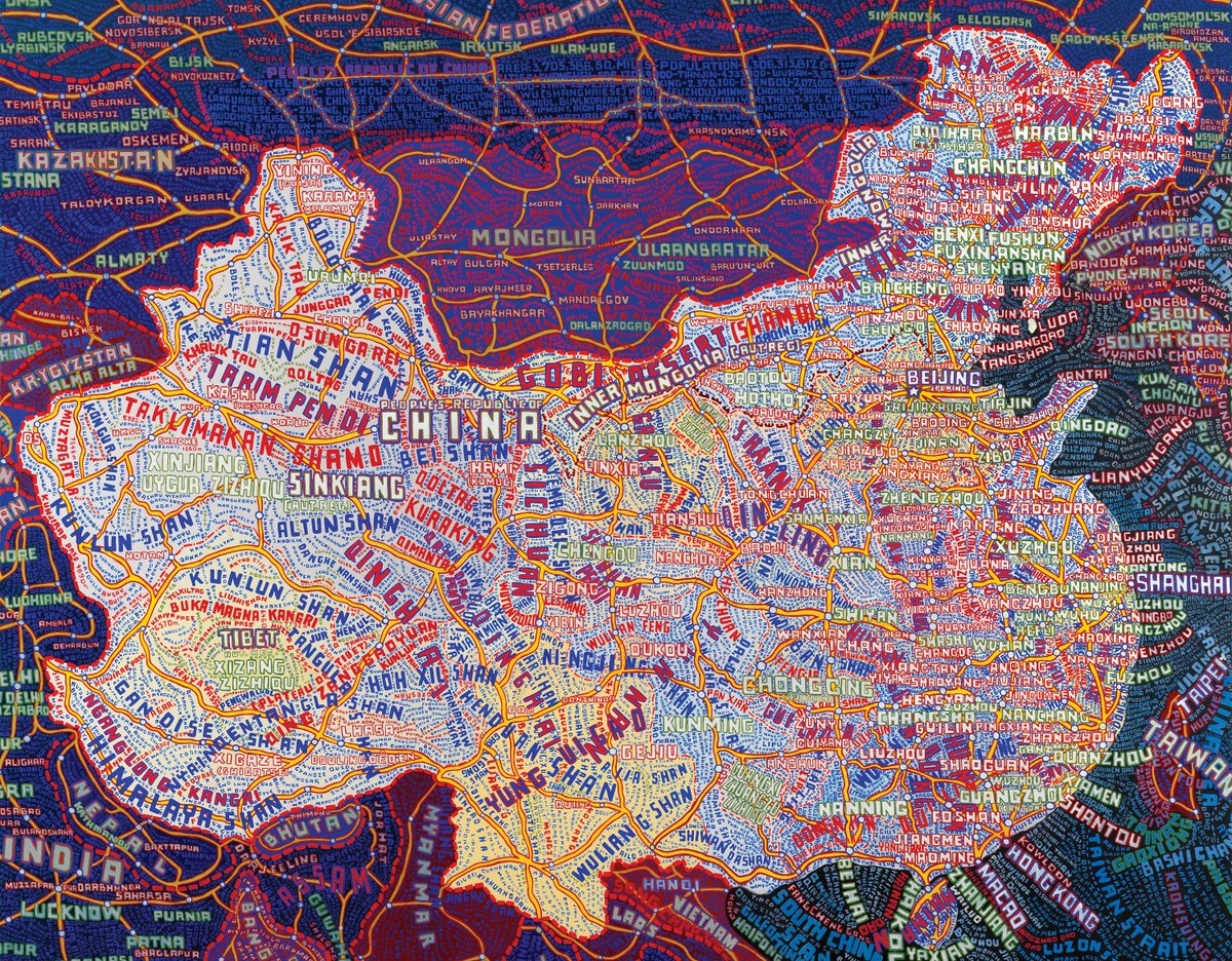 pentagram's tweet image. Limited edition map print by Paula Scher now available as a reward for backing @InqueMagazine on Kickstarter! kickstarter.com/projects/inque…