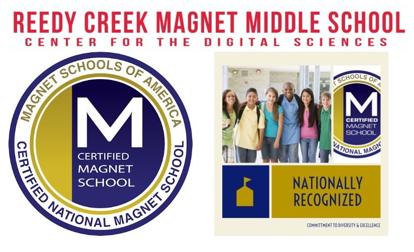 RCMSSachs's tweet photo. Great news! @reedycreekms has been recognized as a nationally #CertifiedMagnetSchool! Nationally certified magnet schools provide innovative education & promote choice, diversity and academic excellence. #CenterForTheDigitalSciences @WCPSS @wcpssmagnets https://t.co/v83Yed7T3Y
