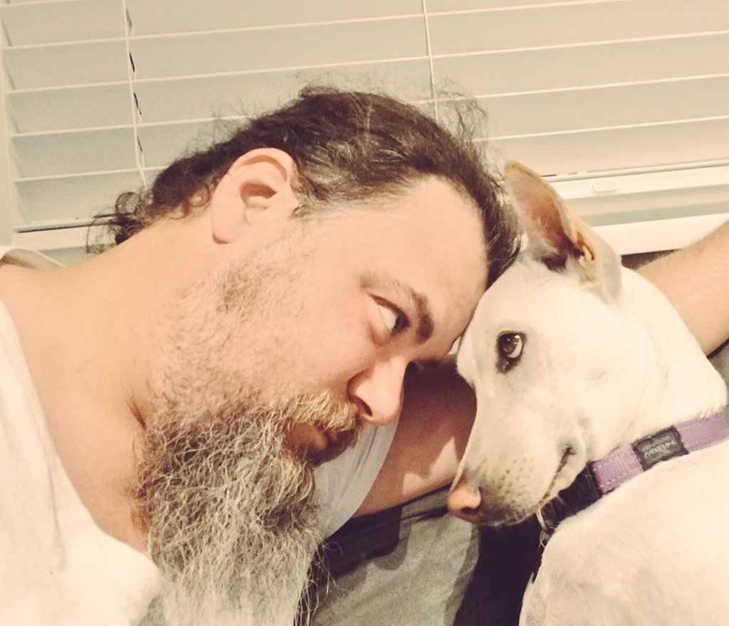 GroeningRyan's tweet photo. This #Thaigirls #AdoptDontShop #rescue saved my life. #suicide #depression #chronicpain #injuryatwork #nervepain Everyday this #dog fills my 💜 with more love I could never imagine. #Bekind #Endthestigma #SuicidePrevention #gethelp #noshame #stillalive #sicknotweak https://t.co/0f2xCcmMWy