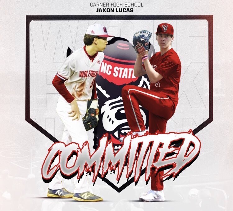 Congratulations Jaxon Lucas (2023 Garner High School INF/RHP) on his commitment to North Carolina State University.. #impact⚾️