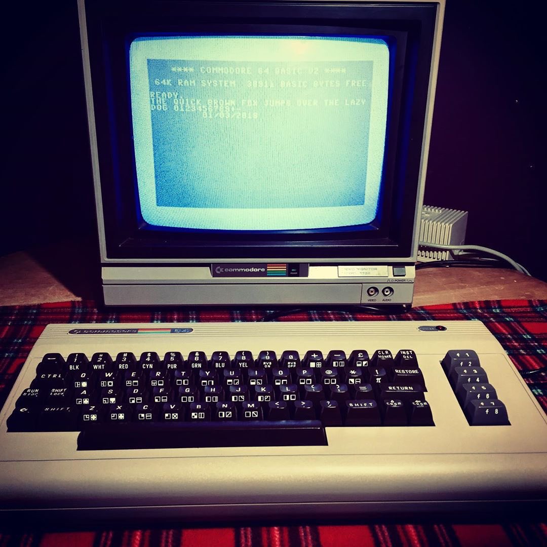 It’s still #MicroMonday so I wanted to share with you my pride and joy, my Commodore 64, best SID track??