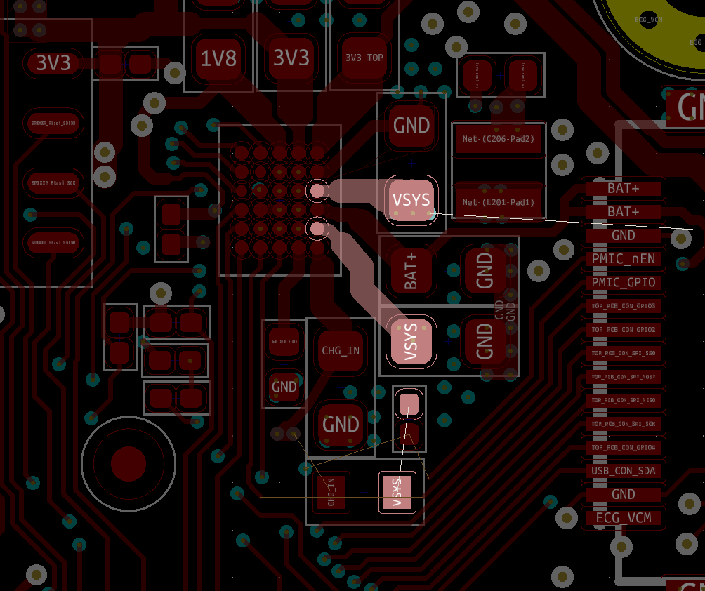 At boot the diode shunts current from USB to the internal rail (which sits in front of the DC/DC converter). After boot we raise the rail in software so that the diode essentially turns off. It is a hack, but it is simple, cheap and we have confidence that it will work.