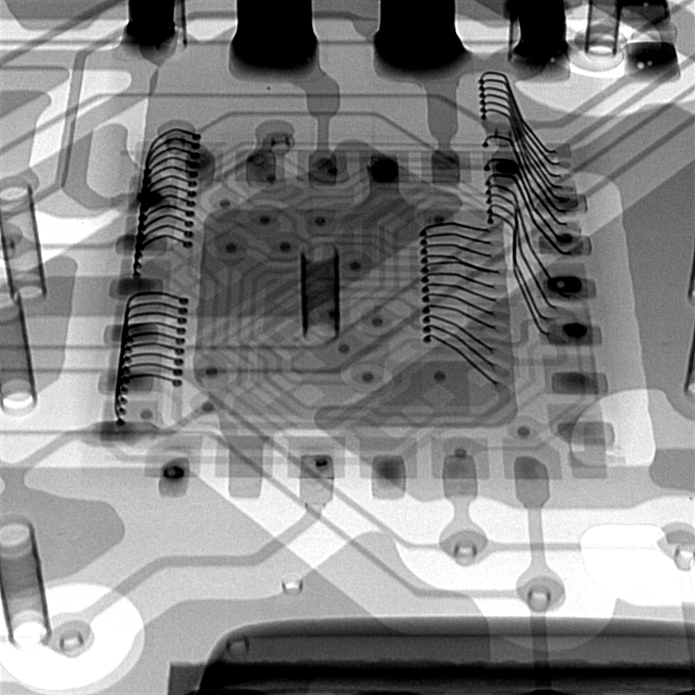 June 4: The X-rays of the BHI160 on the  @card10badge come back. They look mesmerizing: