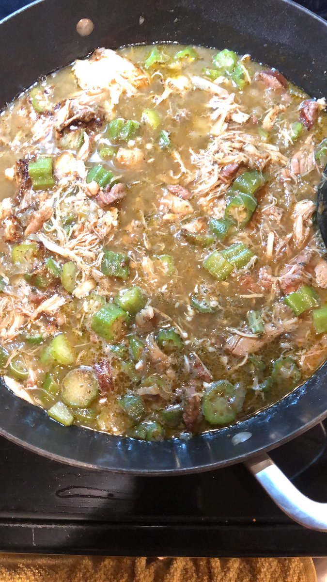 NolaLuv09's tweet photo. Feeling my Nola roots today
Chicken and Okra gumbo #southerncookin https://t.co/ewQbIPCQlu