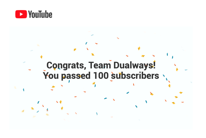 team_dualways's tweet photo. Β‘SOMOS +100 EN EL CANAL!
Y todo eso se los debemos a ustedes por el apoyo que nos dan cada semana, con cada video nuevo π
simplemente G R A C I A S π
#TeamDualways https://t.co/WviRGnNPdb