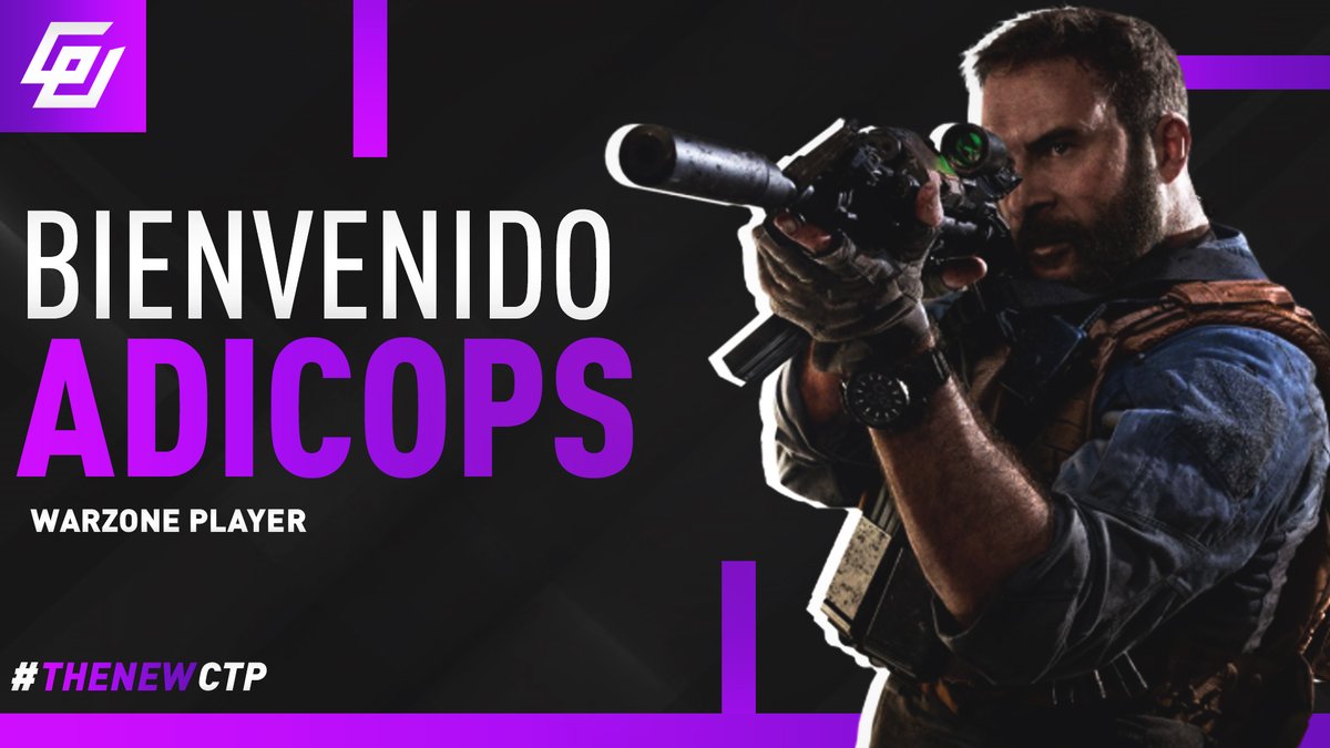 EsportssGravity's tweet photo. #PRESENTACION | #WARZONE

El dia de hoy presentamos a nuestro nuevo integrante de nuestra categoria de Warzone es un jugador con mucho potencial y que nos ayudara a llevar este equipo a lo alto...💜

Bienvenido Adicops !!!🥳🎉

#TheNewCTP https://t.co/dvYtngYCaq