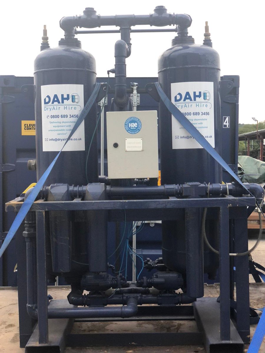 DryairH's tweet photo. We love a late afternoon hire #desiccant #dryer #aftercooler #hire #latefortea ⁦@sunbeltrentaluk⁩ https://t.co/qbMx8dBbbH