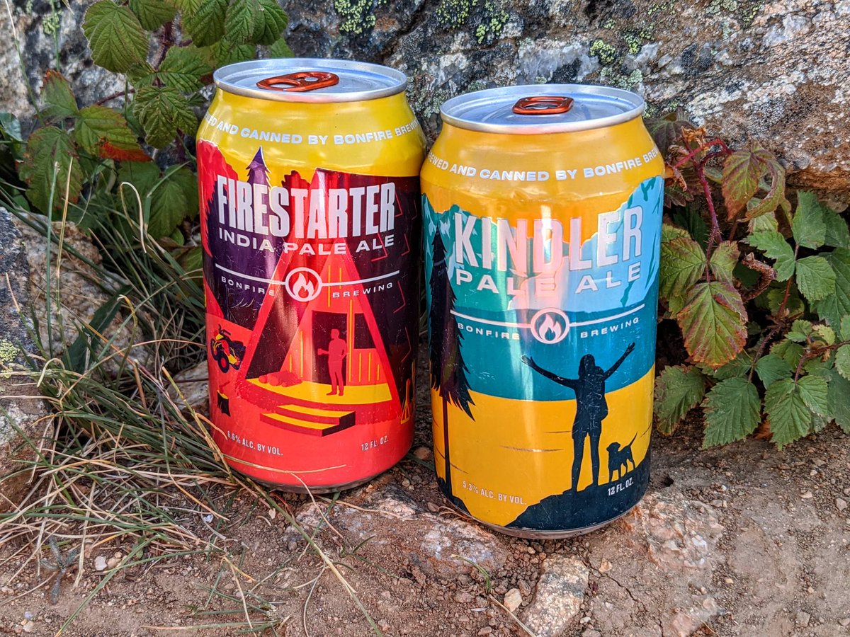 kcnelq_xyiz_fdn's tweet photo. What a pair! The Firestarter IPA and Kindle Pale Ale make for a great duo for those who enjoy beer on the hoppy side.
•
•
•
#bonfirebrewing #gatherround #supportyourlocalbrewery #cobeer #feelinghoppy https://t.co/2tSvK06KIg