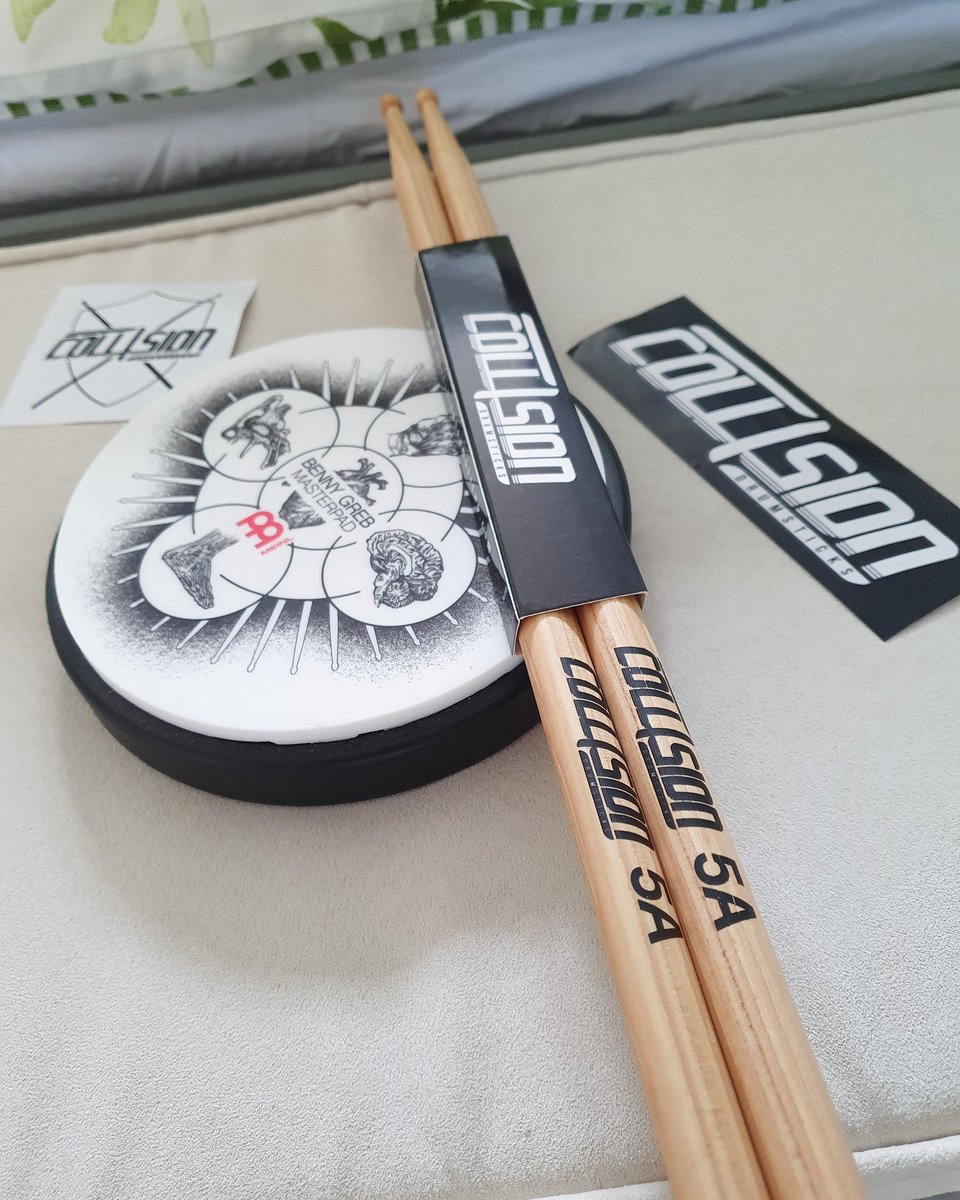 StuartHolley4's tweet photo. Thank you @CollisionSticks for reaching out! These sticks are pretty sweet!
#drummer #collisiondrumsticks #drumsticks #drums #music #band https://t.co/NJxv7LlcPM