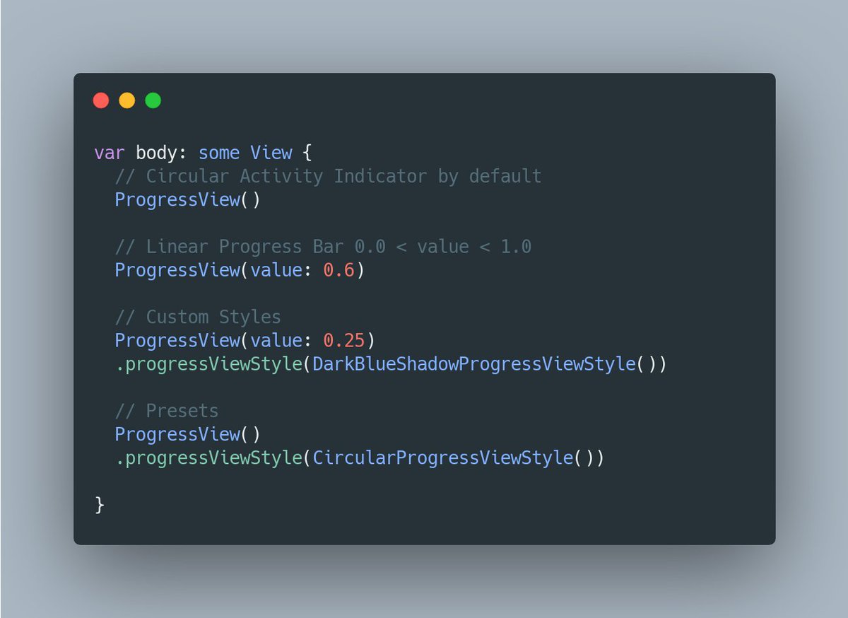 recreatecode's tweet image. Did you checkout ProgressView on iOS14 yet?