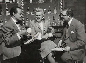 Remembering director Ralph Thomas, born on this day in 1915, here with Bob Hope and producer Betty Box during the making of The Iron Petticoat. #BettyBox #BritishFilm #RalphThomas #PinewoodStudios #CarryOnOfficially