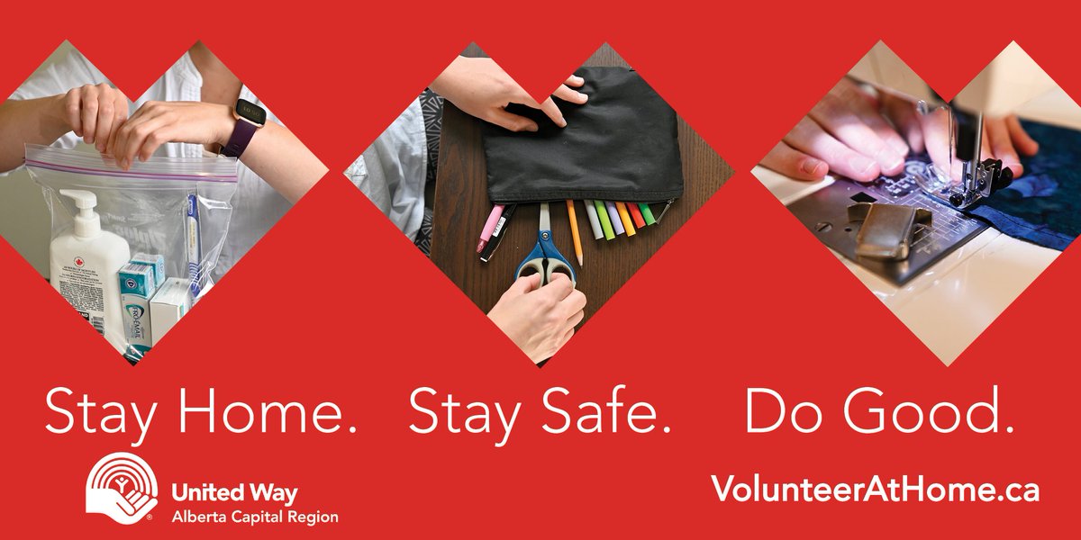 Looking to #DoLocalGood? We can help. Learn how to create DIY kits for those in need in #yeg and area at VolunteerAtHome.ca 
#AlbertaCares