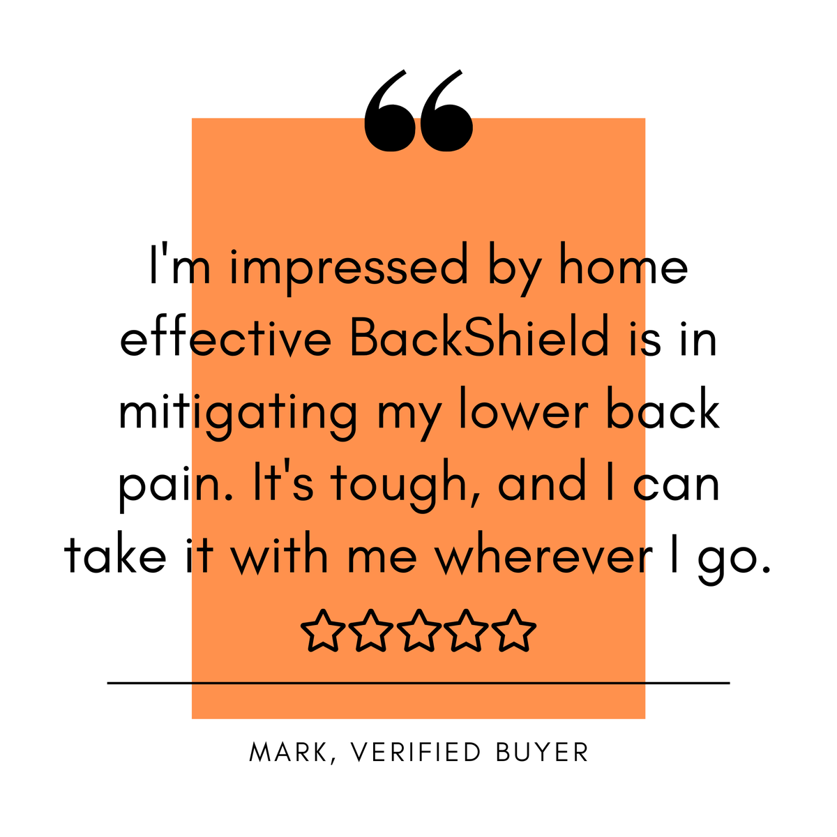 getBackShield's tweet photo. Dealing with back pain from sitting is a thing of the past with BackShield, just ask happy BackShield customer, Mark!

Purchase your BackShield today: https://t.co/Wjp5FxuHSa https://t.co/2Zd6w7EqUg