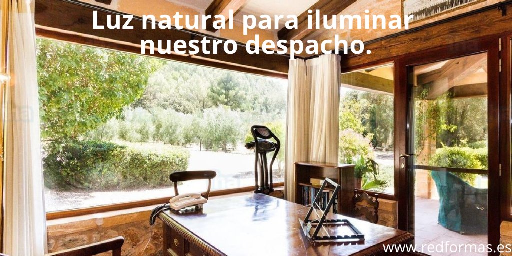 redformas's tweet photo. Si estás pensado en poner tu despacho en casa, busca el lugar más iluminado. Pasarás muchas horas trabajando en él y la luz natural te ayudará a no castigar demasiado tu visión. #despacho #luz #redformas #vivienda

https://t.co/24jpAlrWjr https://t.co/ubxYLMuNWZ