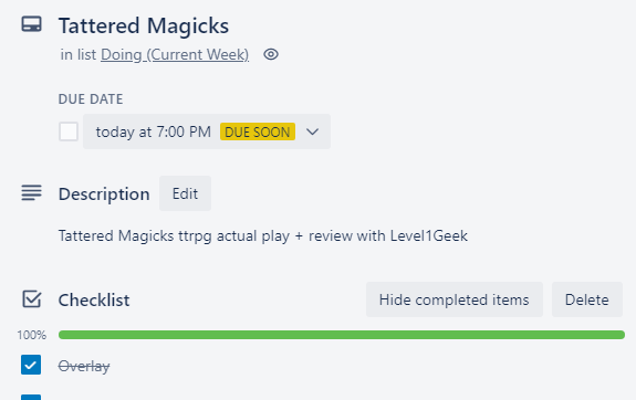 AnthramaStreams's tweet photo. Oh, that sweet, sweet fully checked off to-do list... #satisfying #streamprep #hnnngggalskdfja https://t.co/BQuB2k2kG3