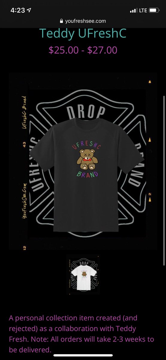 Chomper2012's tweet photo. #ShopUFreshC #Drop10 @UFreshC @FearOfPieces https://t.co/upY9ADjvRq