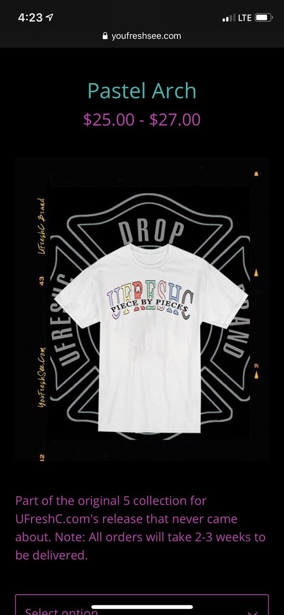 Chomper2012's tweet photo. #ShopUFreshC #Drop10 @UFreshC @FearOfPieces https://t.co/upY9ADjvRq