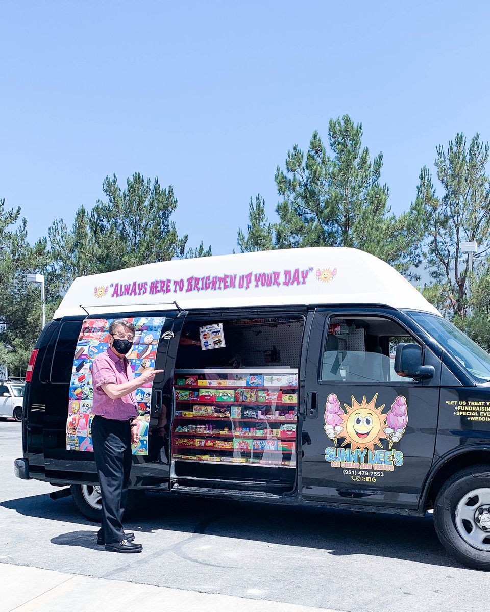 LedraBrands's tweet photo. We had a Socially distanced ice cream surprise at LEDRAbrands today! Nothing better on a hot Southern California day. What is your favorite Ice Cream truck treat? #ledrabrands #icecreamtruck https://t.co/squn8jrWca