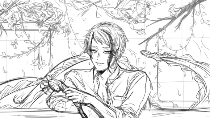 絵柄開拓含めがんばって凝ったイラスト描いてみようかなって… 