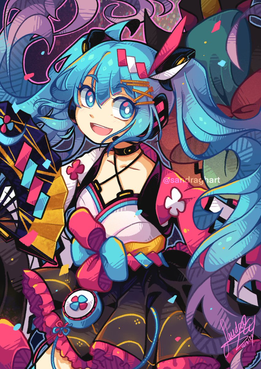 sandraghart's tweet photo. Fell in love with all the Magical Mirai 2020 outfits, but Miku's one is my very fav, the colors are so pretty! 🥺💙✨
#マジカルミライ2020 #初音ミク https://t.co/i3kasMywy5