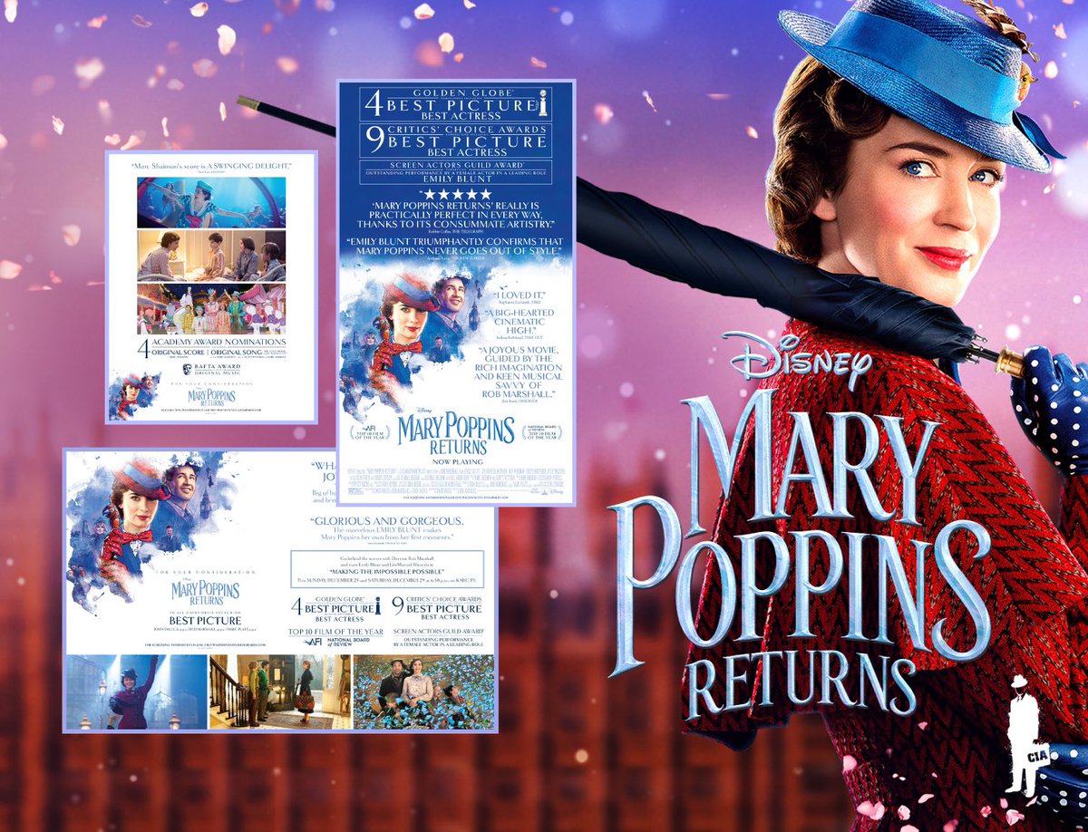 Cre8tiveImpact's tweet photo. #NationalBookLoversDay was yesterday and we’re curious… what’s your favorite book turned movie? Mary Poppins has always been one of our favorites and we were fortunate enough to work on Mary Poppins Returns a few years ago. https://t.co/WokVUN6YuX