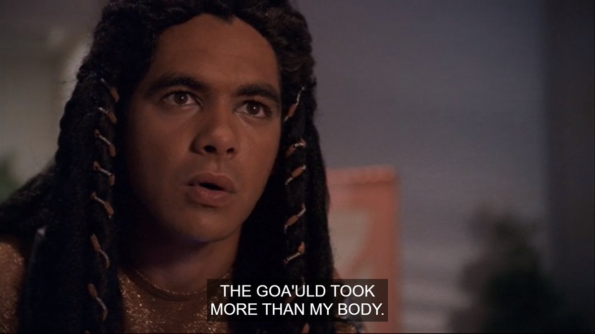 Could it be the writers didn't know how to imagine from a Goa'uld's POV so were unable to write that? Or did they think it would be harder to make absolute certainty that humans were in the right here if they did that?