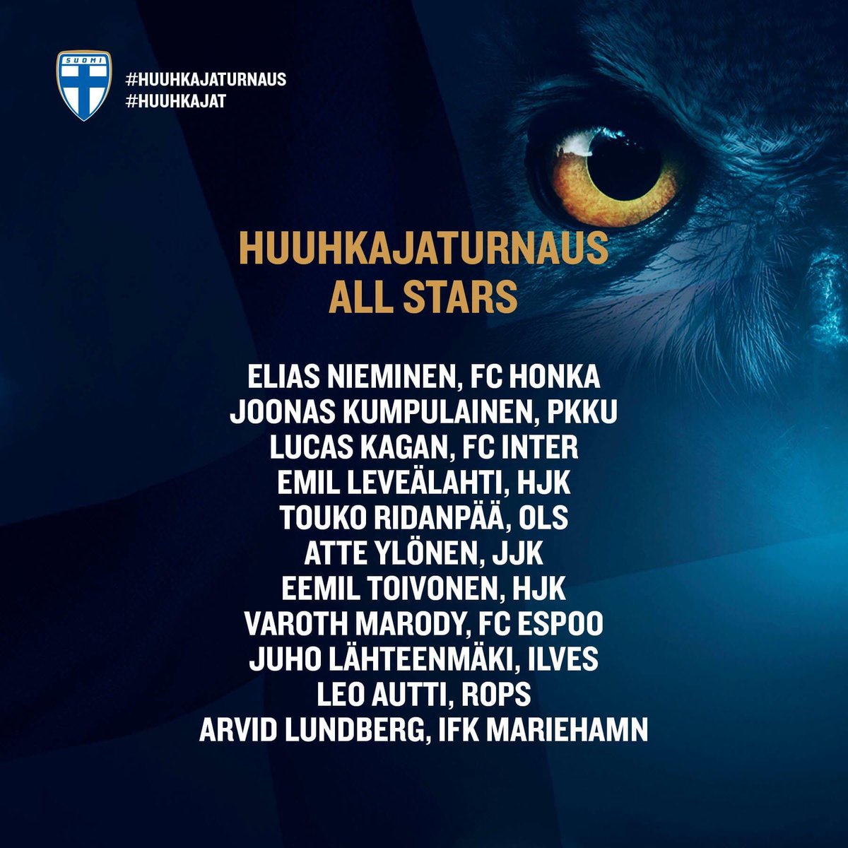 FCSantaClausJun's tweet photo. Leo Autti valittiin Huuhkajaturnauksen All Stars -joukkueeseen. Turnauksessa pelasi 264 pelaajaa 2006-syntyneiden ikäluokasta. @FCSantaClausJun @ropsrovaniemi #rovaniemenpoikia https://t.co/azDgqhGMds