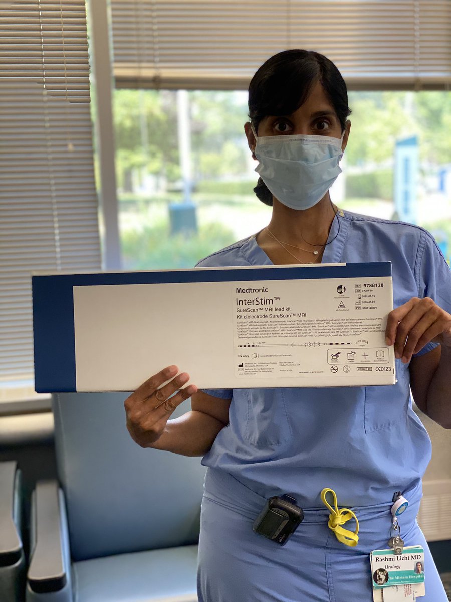 Congratulations to Dr Rashmi Licht, Brown Urology, &amp; For the first case in Rhode Island with the new InterStimTM II system/SureScanTM MRI technology – So excited for your patients to have a choice for living their life without limits! #medtronicemployee