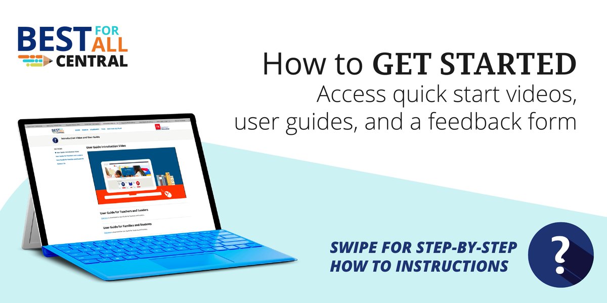 New to the Best for All Central and don't know where to start? The site features user guides along with the ability to filter &amp; search for instructional &amp; professional development resources by grade, subject, topic, &amp; more. Get started here: bestforall.tnedu.gov/resource/intro…
