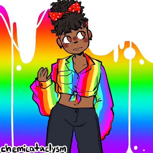 EPIC GAMER MAKER 2 by @.chemicomish (not sure where)-BLOOD TW-6 skintones-no noses :^(-a few lips-textured hair, braids, locs, beads, etc-hijab-body types-pride flag bkgsThis is the only one I'm making bc it has a lot of moving parts LOL https://picrew.me/image_maker/230257