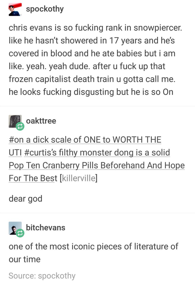 Pretty Boy Derogatory Flirtatious Tbh If That Is Daniel Y All Know It S Totally Snowpiercer Copypasta On Right Chat Knows