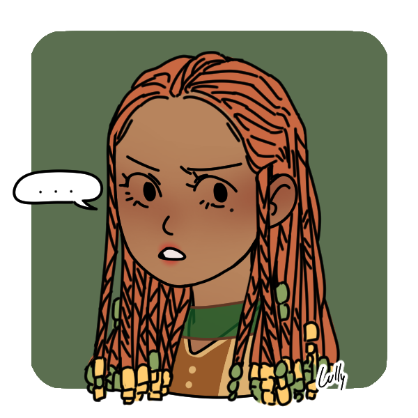 ICON MAKER by @.lullindo -16 skintones-not many lips and noses, cartoony style-textured hair, braids, locs, knots, beads, etc-hijabs, headwraps, turban (!!!) https://picrew.me/image_maker/137904