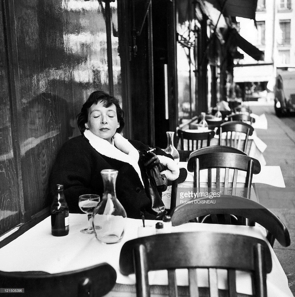 Women writers looking bored and holding a cigarette, part 17 in a series: Marguerite Duras