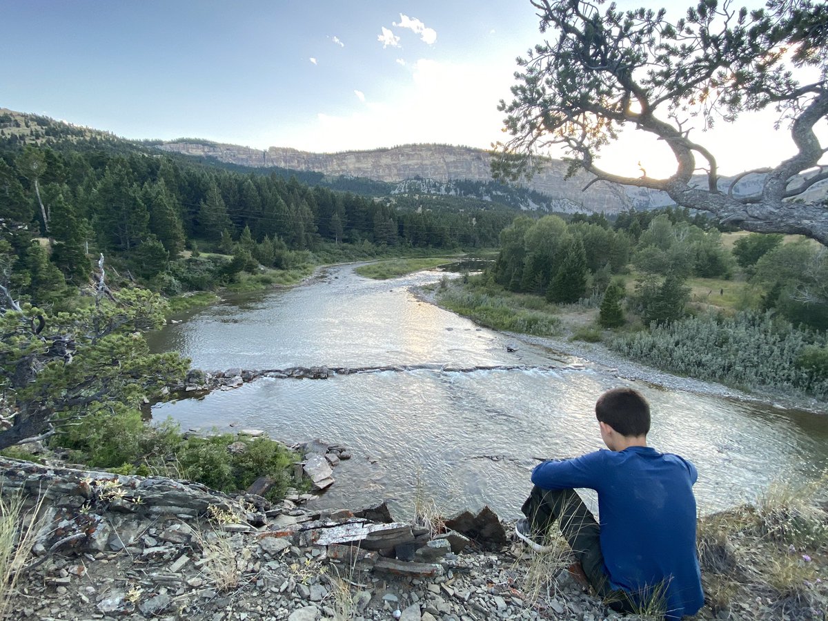 allysonschwab's tweet photo. Hayden on our trip. This kid thrives in these environments. So fulfilling to see him so happy! #year12 #grandteton #stringlake #montana https://t.co/SC8IfFL41z