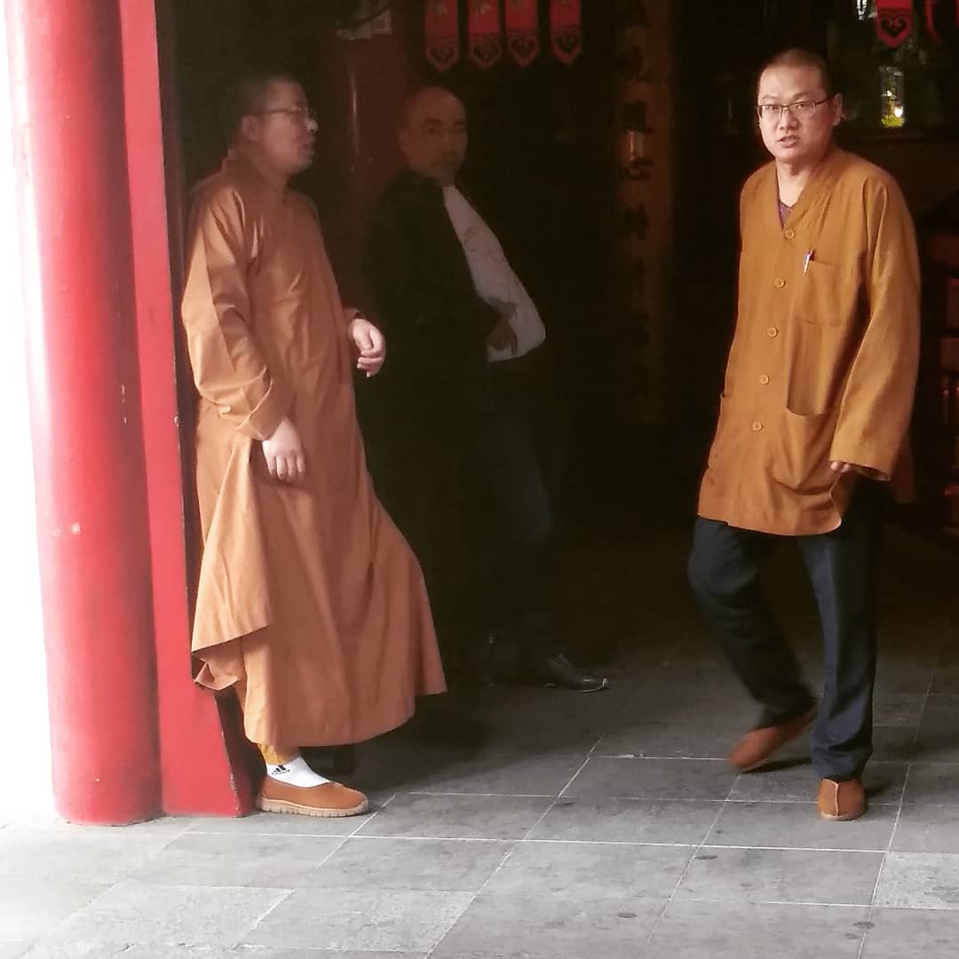 36 — Chinese are pragmatic in the way that monks can also wear Adidas socks and flip out their iPhones once their ceremonies are over.