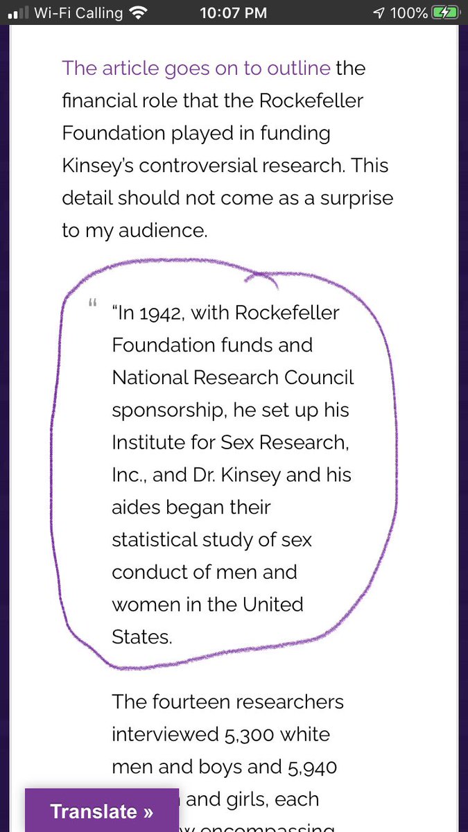 The Rockefeller’s liked his work enough to fund it.