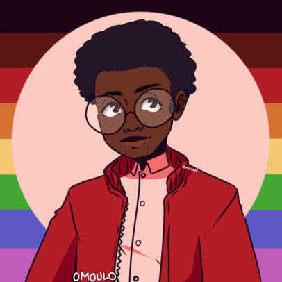 OMOULO'S ICON MAKER by @.omoulo -15 skintones, including several dark skin- a few different noses- several thick lip options- different textured hairs, braids, baby hairs (!!!), etc- wheelchair! hearing aids!- vitiligo option-hijab-pride flags https://picrew.me/image_maker/391245