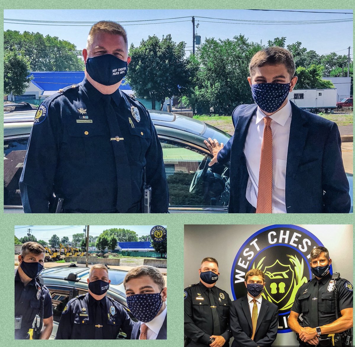 WCBoroPolice's tweet photo. Today our favorite visitor stop by headquarters for a quick chat! Alex stopped by to meet Chief Morehead and teach Officer Davis a thing or two!
Thanks for visiting Alex and hope to see you again soon!
#community
#WCBPD https://t.co/mPbNjxiiwf