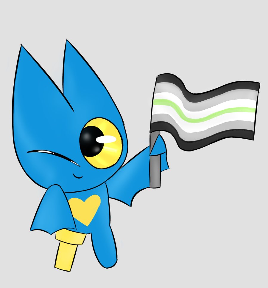 TrinketFunTime's tweet photo. I love all adorabat headcanons. So here’s some pride for all of them! (A thread) #mmhoph #maomaoheroesofpureheart #adorabat #liveinpride #nonbinary #fanart https://t.co/2AgRsEO9Q3