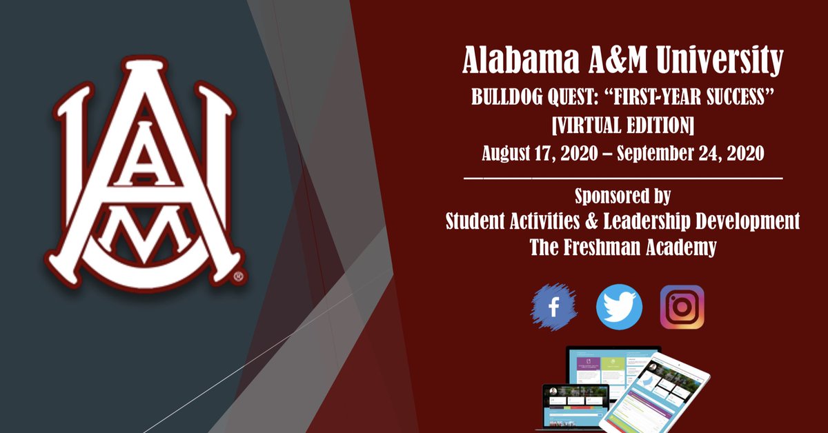 aamustudentlife's tweet photo. Are you ready #aamu24? Let’s go, Bulldogs! 🐶🐾
#aamuvirtual #firstsixweeks #serviceissovereignty https://t.co/57KU9vSgnT