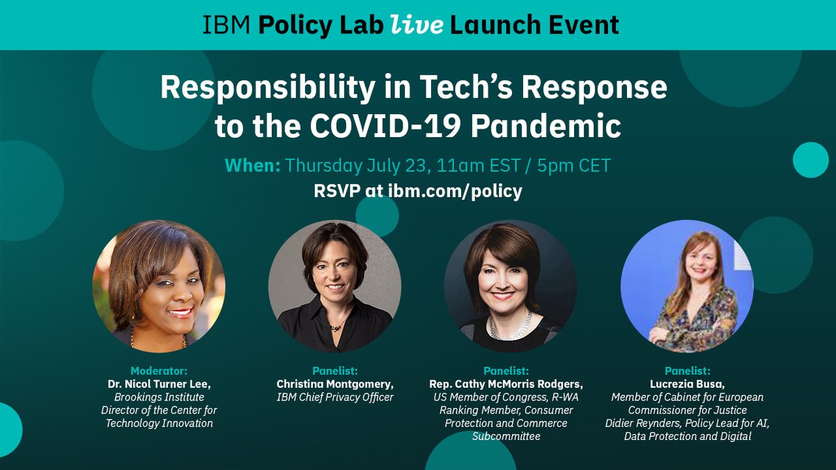 arthur_yuen's tweet photo. IBM Policy Lab Live: Responsibility in Tech’s Response to the COVID-19 Pandemic https://t.co/8oOA0sxHIh https://t.co/0iXKEA83bY