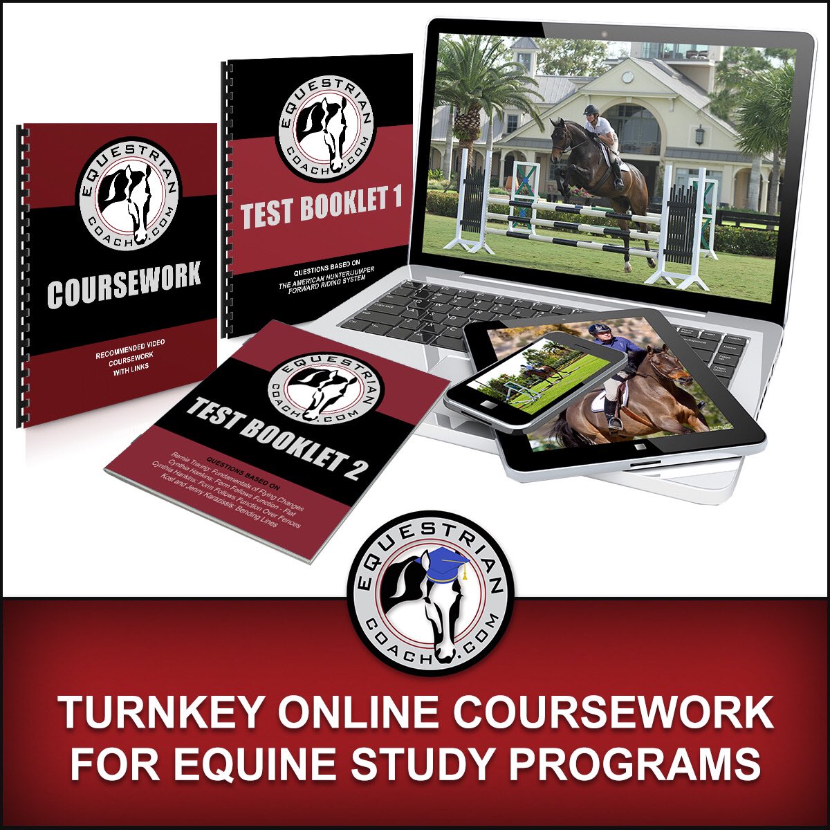 We are proud to announce an affordable, all-in-one package we’ve put together for Equine Study Programs. We’ve created interactive test booklets, a list of suggested coursework, video concierge services, interactive webinars, and more.
equestriancoach.com/content/turnke…