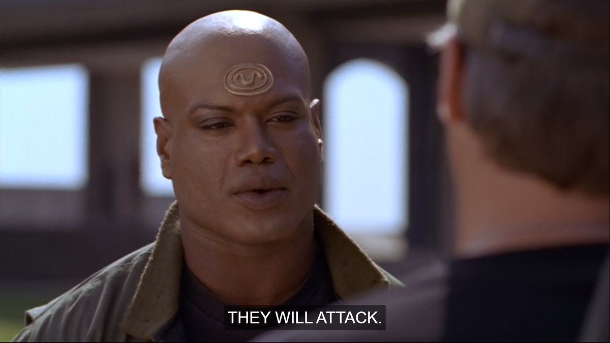 This would have been so much better if it was Teal'c arguing that they should have known there would be Goa'uld before being disarmed earlierIt makes some sense that Jack would back off because Skaara is more important but Teal'c's character suffers for this